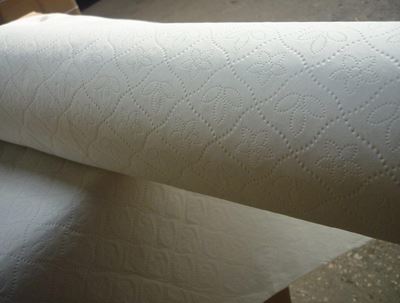 Embossed and laminated pattern samples