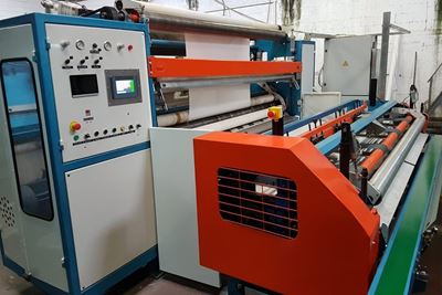 Continuous Rewinding + perforating unit + Tail seal 